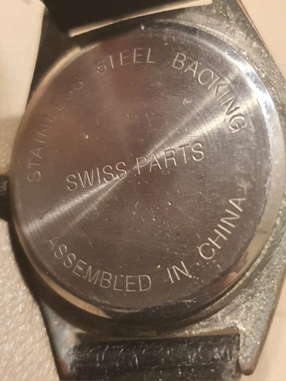 🦋10/$20🦋 PCA Silver/White Leather Women's Watch